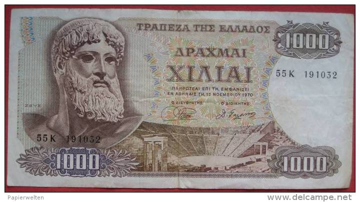 1000 Drachmen 1972 (WPM 198b) - Griechenland