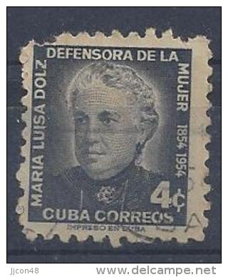 Cuba  1954  Maria Dolz  (o)  4c - Oblitérés