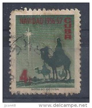 Cuba  1956   Christmas  (o)  4c - Used Stamps