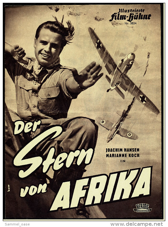 Illustrierte Film-Bühne  -  "Der Stern Von Afrika" -  Mit Hansjörg Felmy  -  Filmprogramm Nr. 3834 Von Ca. 1956 - Revistas