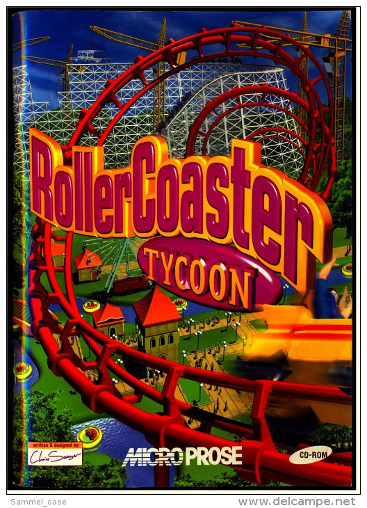 Computer-Spiel-Anleitung  Roller Coaster Tycoon  -  Von Microprose - Sonstige & Ohne Zuordnung