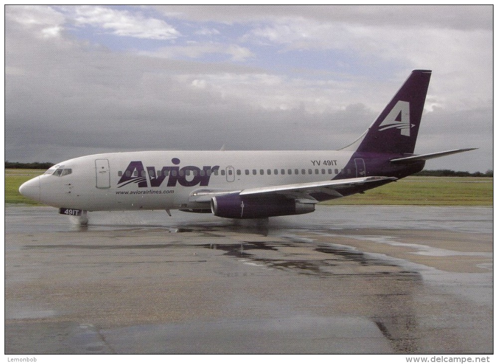 AVIOR AIRLINES, Boeing 737-2T5, Unused Postcard [15903] - 1946-....: Moderne