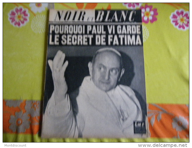 Noir Et Blanc Magazine De 1967 Paul VI - Tijdschriften & Catalogi