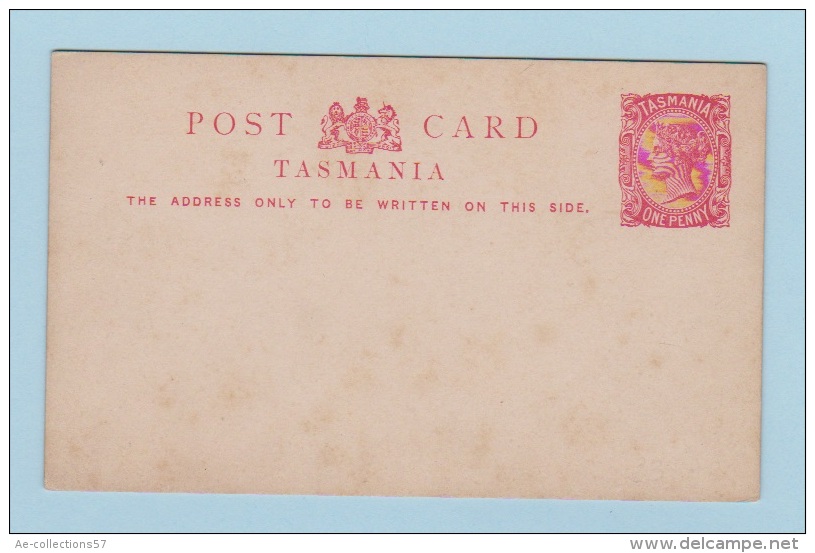 TASMANIA   //  Entier Postal  //  VIERGE - Briefe U. Dokumente