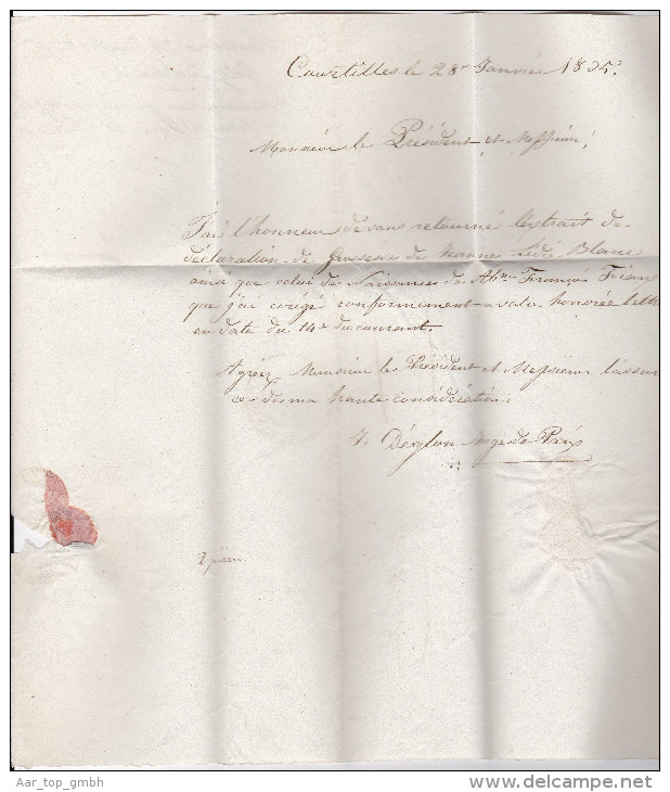 Heimat VD LUCENS 1835-01-28 Vorphila Brief Nach Moudon - ...-1845 Prephilately
