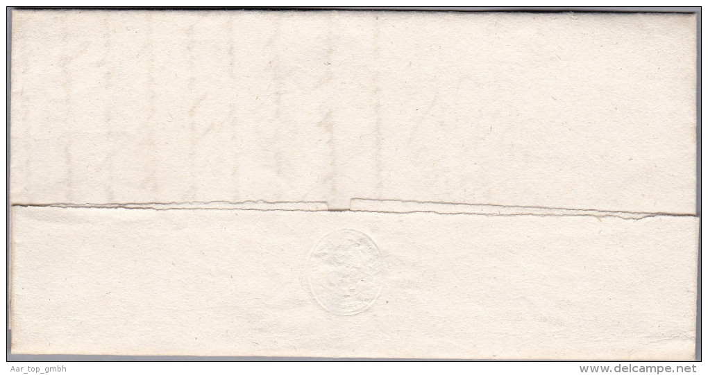 Heimat VD LUCENS Langstempel 1831-02-13 Vorphila Brief Vom Préfet De Surpierre - ...-1845 Prefilatelia
