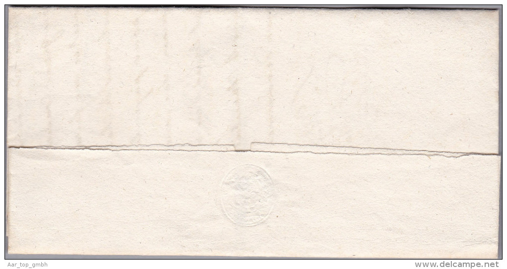 Heimat VD LUCENS Langstempel 1831-02-13 Vorphila Brief Vom Préfet De Surpierre - ...-1845 Prephilately