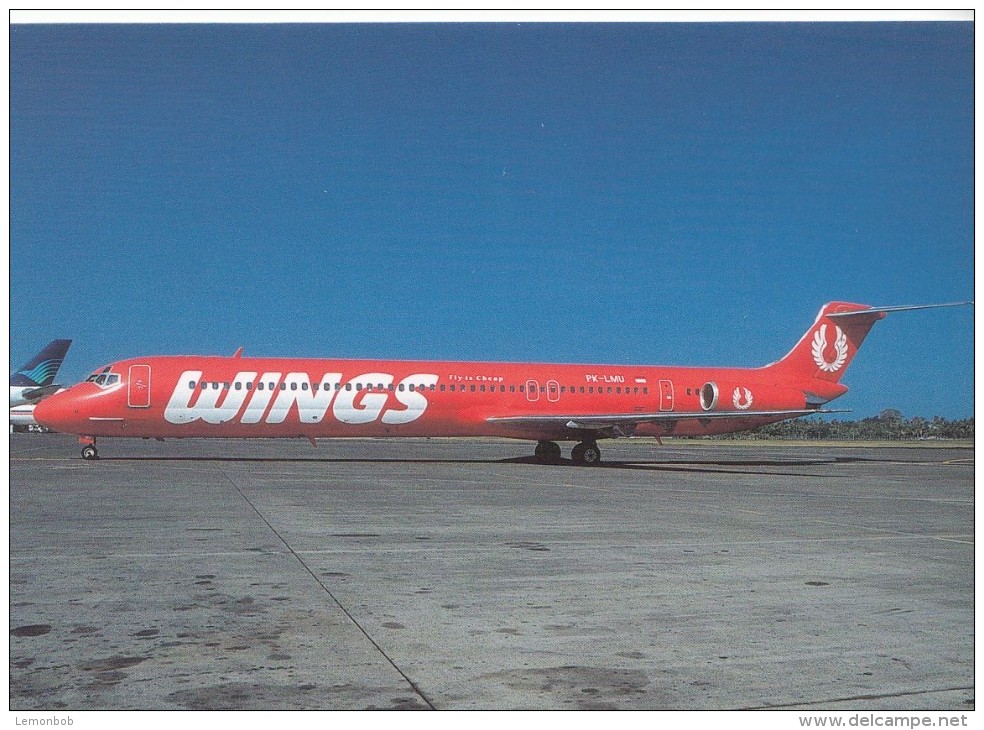 WINGS AIR, MD-82, Unused Postcard [15974] - 1946-....: Moderne