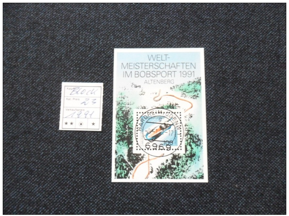 ALEMANIA   1991 MICHEL  BLOCK Nº 23  Used - Usados