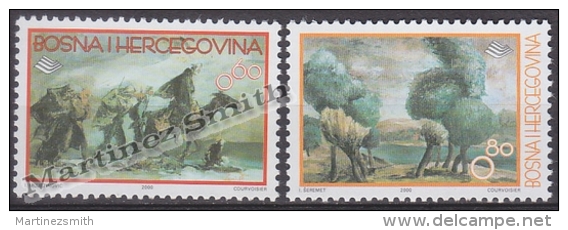 Bosnia Hercegovina - Bosnie 2000 Yvert 329-30, Art, Paintings - MNH - Bosnia Herzegovina