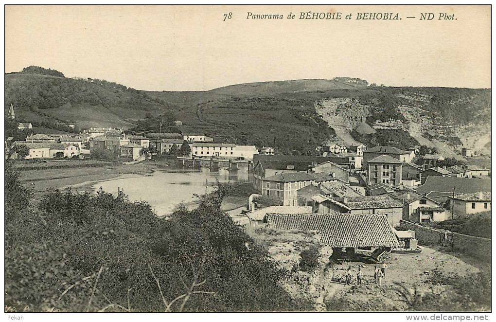 D 64 - SN 3811 - Panorama De Béhobie Et Behobia - Béhobie