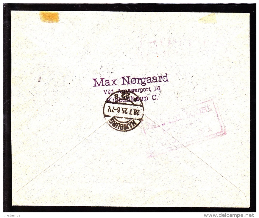 1925. Air Mail. 25 øre Red And 10 øre Green (both With Defects) + 27/1 Kr. 1 + 2 øre. K... (Michel: 145) - JF103852 - Poste Aérienne