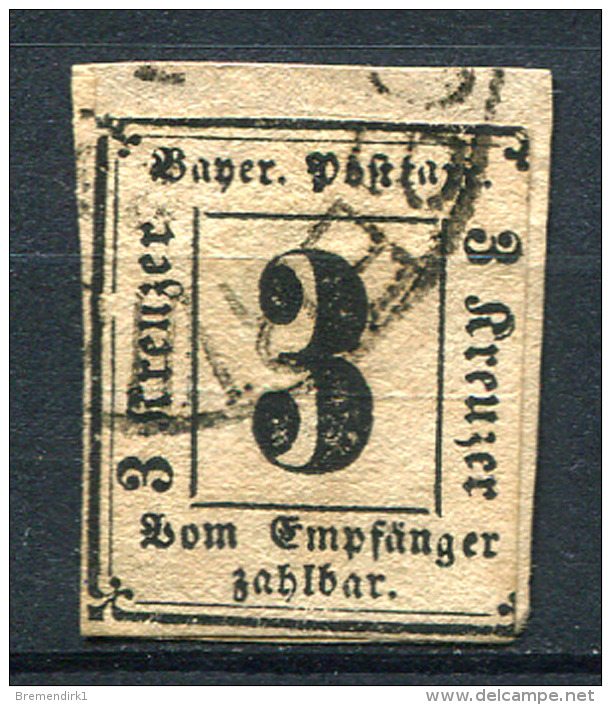 27484) BAYERN Porto # 1 Gestempelt Aus 1862, 400.- € - Other & Unclassified