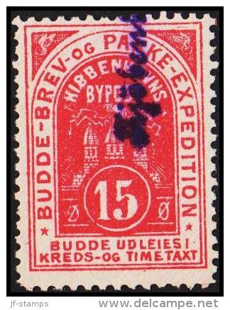 KIØBENHAVNS BYPOST. 1885. 15 ØRE.  (Michel: DAKA 17) - JF107749 - Local Post Stamps