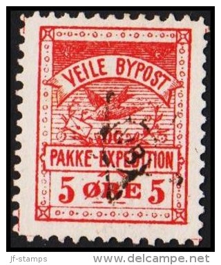 VEJLE BYPOST. 1887. 5 ØRE.  (Michel: DAKA 4) - JF107756 - Local Post Stamps