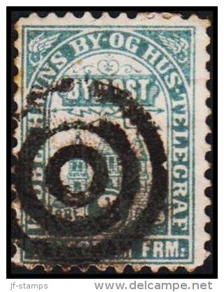 KIØBENHAVNS BYPOST. 1880. 3 ØRE.  (Michel: DAKA 3) - JF107827 - Local Post Stamps