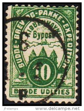 KIØBENHAVNS BYPOST. 1889. 10 ØRE.  (Michel: DAKA 19) - JF107816 - Lokale Uitgaven