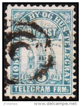 KIØBENHAVNS BYPOST. 1880. 3 ØRE.  (Michel: DAKA 3) - JF107818 - Local Post Stamps