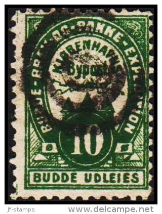 KIØBENHAVNS BYPOST. 1889. 10 ØRE.  (Michel: DAKA 19) - JF107813 - Local Post Stamps