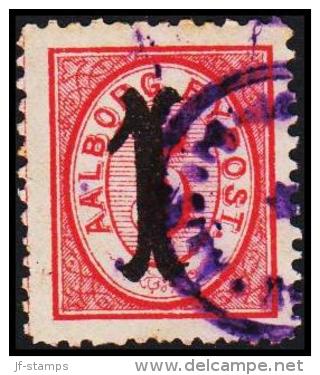 AALBORG BYPOST. 1886. 1/5 ØRE.  (Michel: DAKA 18 TYPE 1) - JF107889 - Emisiones Locales