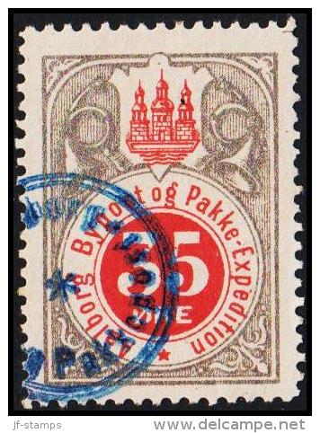 AALBORG BYPOST. 1887. 35 ØRE.  (Michel: DAKA 32) - JF107850 - Local Post Stamps