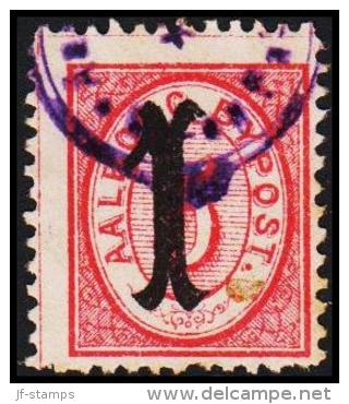 AALBORG BYPOST. 1886. 1/5 ØRE.  (Michel: DAKA 18 TYPE 1) - JF107888 - Local Post Stamps