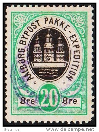 AALBORG BYPOST. 1886. 20 ØRE.  (Michel: DAKA 11a) - JF107923 - Local Post Stamps