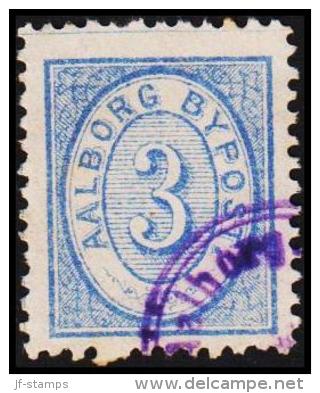 AALBORG BYPOST. 1886. 3 ØRE.  (Michel: DAKA 15) - JF107956 - Local Post Stamps