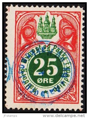 AALBORG BYPOST. 1887. 25 ØRE.  (Michel: DAKA 31) - JF107917 - Local Post Stamps