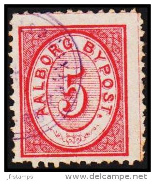 AALBORG BYPOST. 1886. 5 ØRE.  (Michel: DAKA 16) - JF107967 - Emisiones Locales