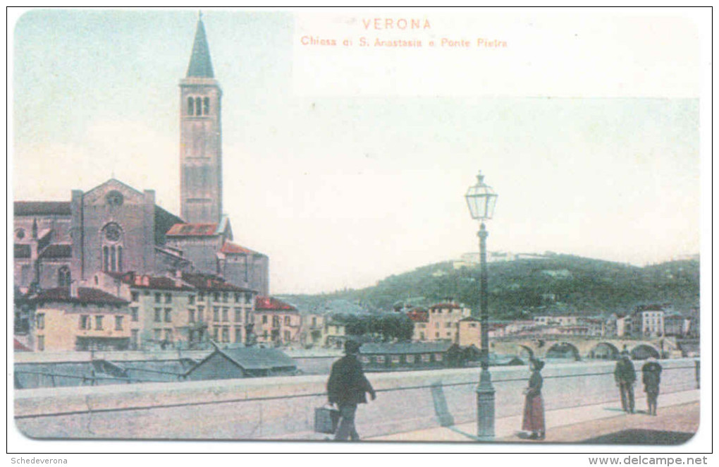 VERONA SANT'ANASTASIA SCHEDA TELEFONICA TELECOM 1969 - Pubbliche Speciali O Commemorative