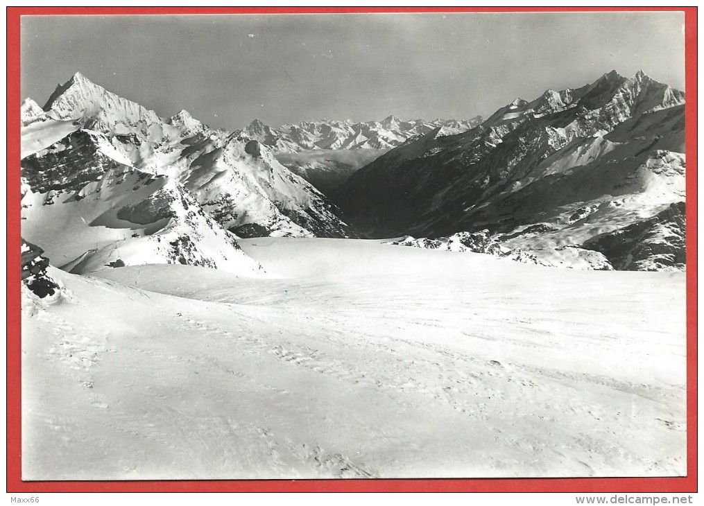 CARTOLINA NV ITALIA - CERVINIA BREUIL - Weisshorm - Alpi Bernesi Michabel - Valle Di Zermat Da Pian Rosà - 10 X 15 - Altri & Non Classificati