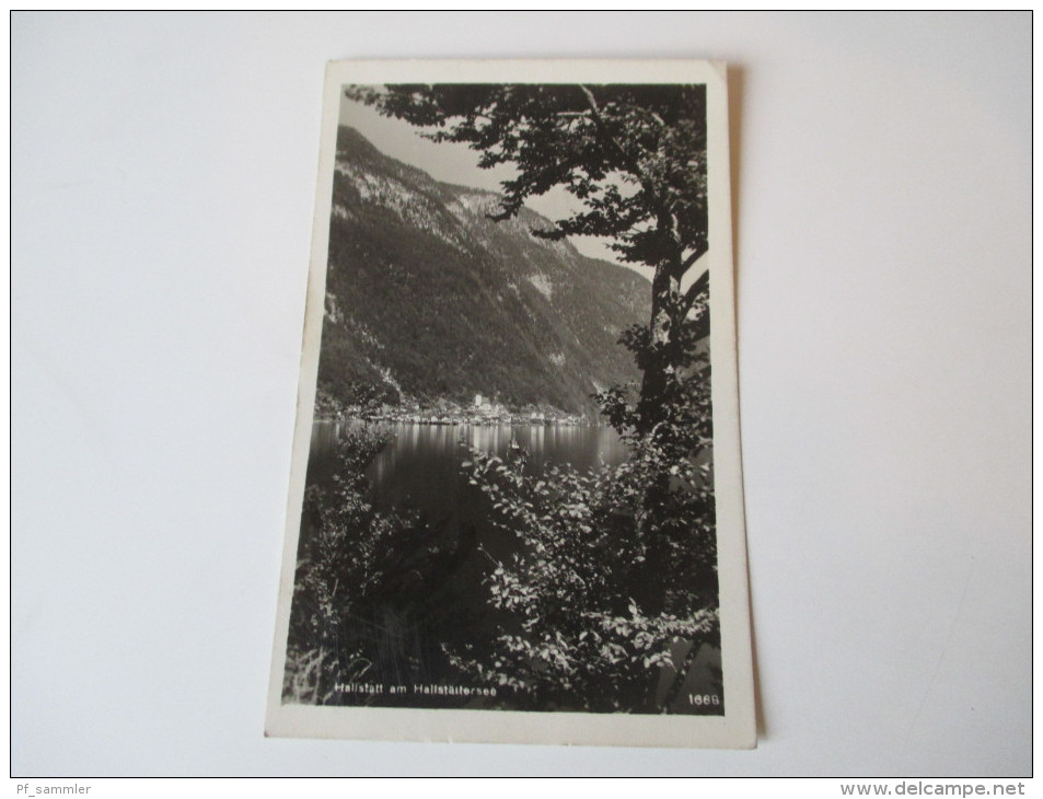 AK / Echtfoto 1927 Österreich Hallstatt Am Hallstättersee. Tiroler Kunstverlag - Hallstatt