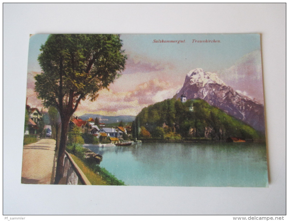 AK 1920 Salzkammergut Traunkirchen. 1910 F.E. Brandt In Gmunden Photochromiekarte No 414 - Traun