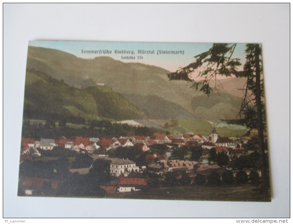 AK 1913 Sommerfrische Kindberg, Mürztal (Steiermark) Seehöhe 576Verlag Josef Stangl, Kindberg - Mürzzuschlag