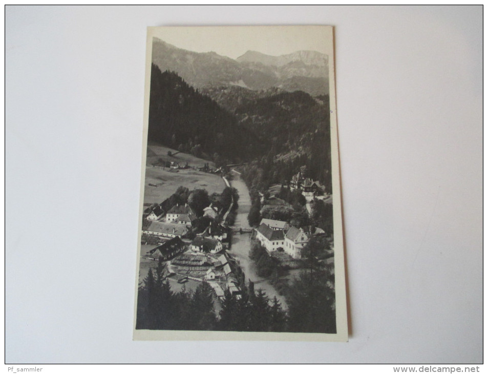 AK 1924 Bahnpoststempel. Mürzsteg A. D. Mürz. Krampen, P. Neuberg. Kunstdruckanstalt K. Glantschnigg - Mürzzuschlag