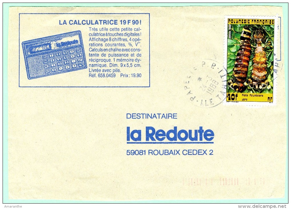 Devant De Lettre Commerciale - Cachet De Papeete RP - Lettres & Documents