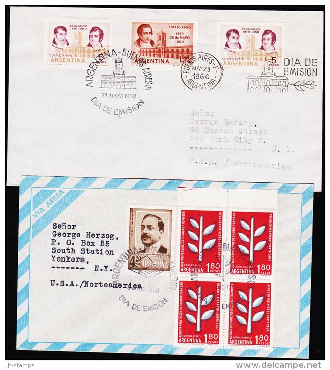 1960. 2 FDC.  (Michel: ) - JF123017 - FDC