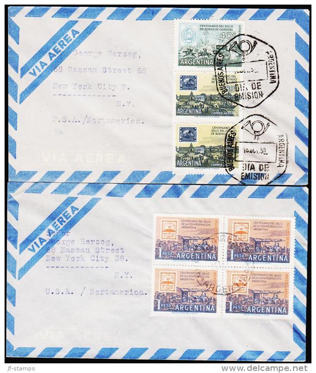 1958. 2 FDC.  (Michel: ) - JF123006 - FDC