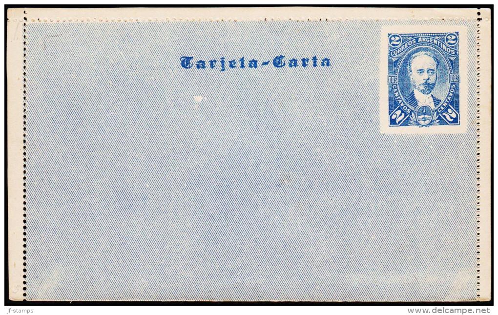 Tarjeta-Carte. 2 Centavos. (Michel: ) - JF108952 - Enteros Postales