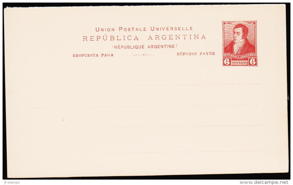 REPUBLICA ARGENTINA 6 CENTAVOS. RESPONSE PAYEE (Michel: ) - JF108946 - Postal Stationery