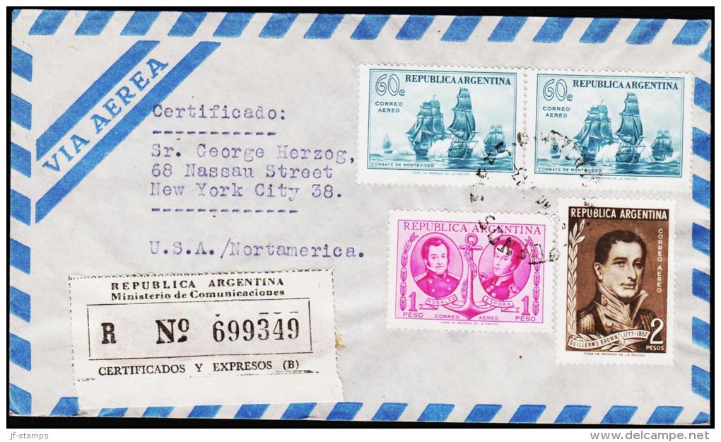 1957. 2X 60 C + 1 + 2 PESOS.  (Michel: 655) - JF108987 - Entre Ríos