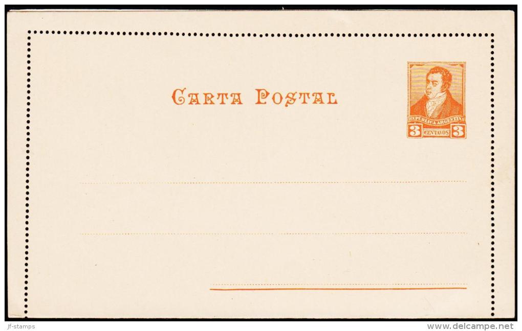 CARTE POSTAL 3 CENTAVOS.  (Michel: ) - JF108954 - Postal Stationery