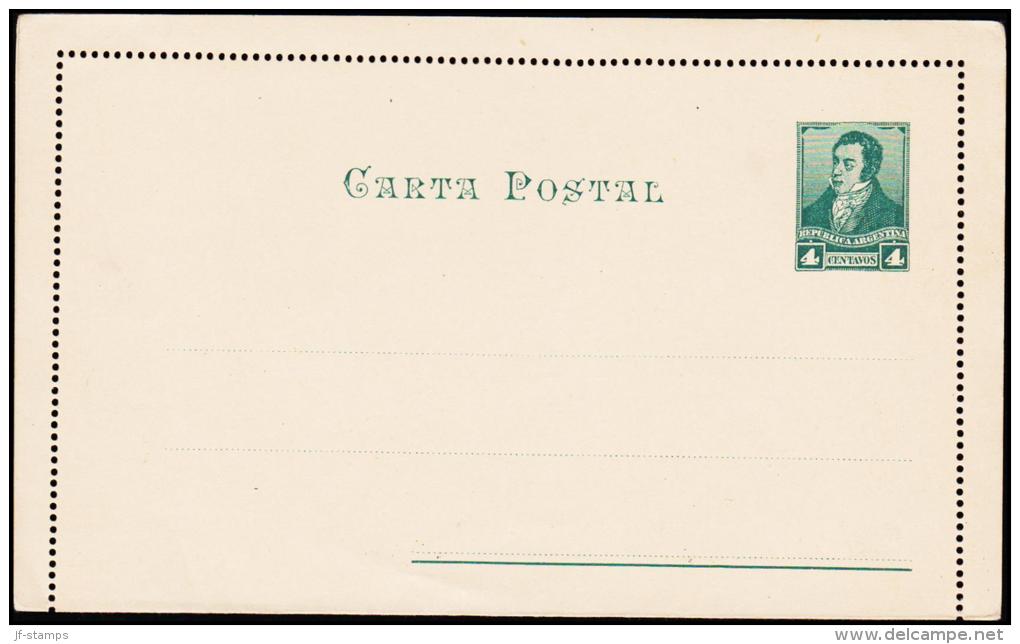 CARTE POSTAL 4 CENTAVOS.  (Michel: ) - JF108958 - Postal Stationery