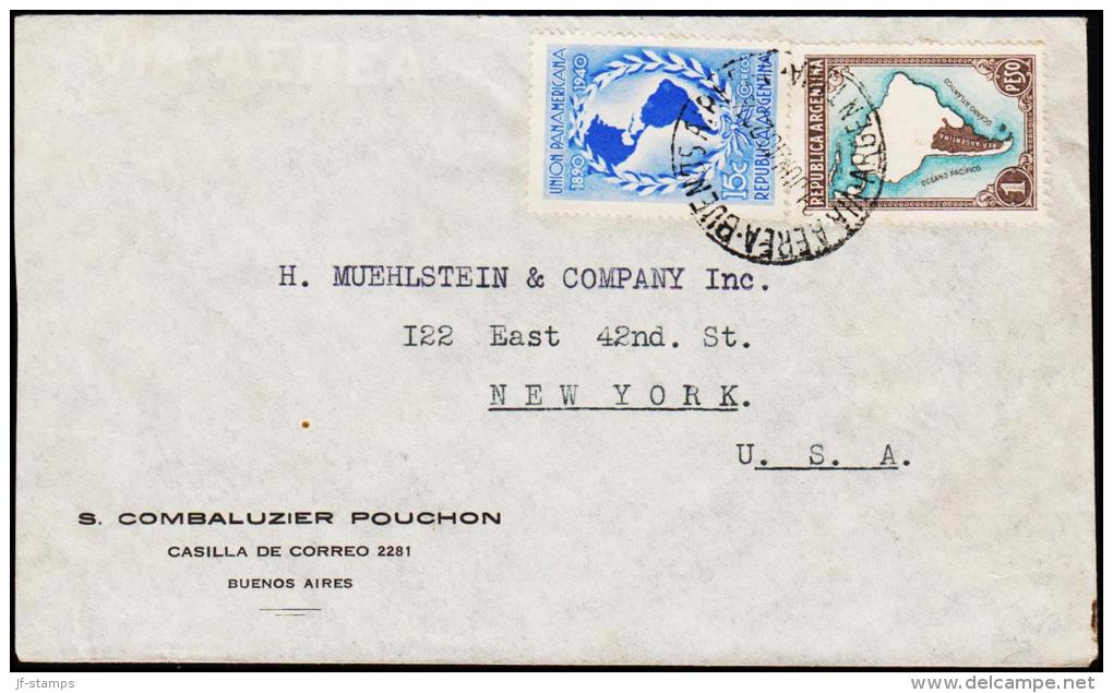 1940. 15 C + 1 PESO. BUENOS AIRES 21 JUN 40.  (Michel: 450) - JF108973 - Entre Ríos