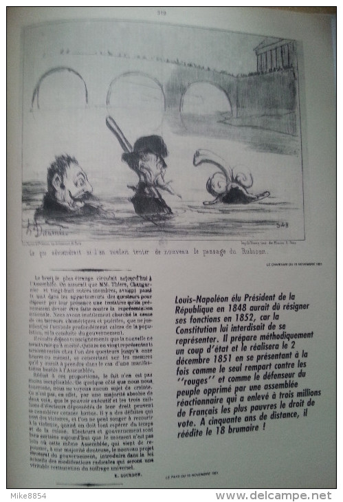 028  HISTOIRE de FRANCE à travers les JOURNAUX du TEMPS PASSE - D'UN COUP d'ETAT à L'AUTRE 1799-1851  ++++++