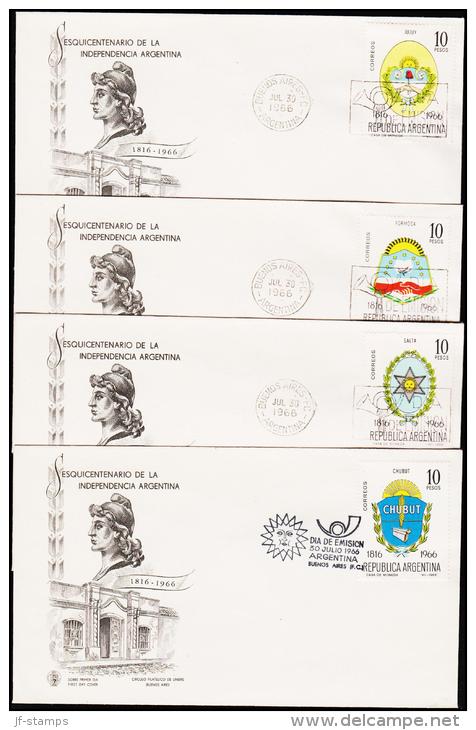 1966. 4 FDC.  (Michel: ) - JF123026 - FDC