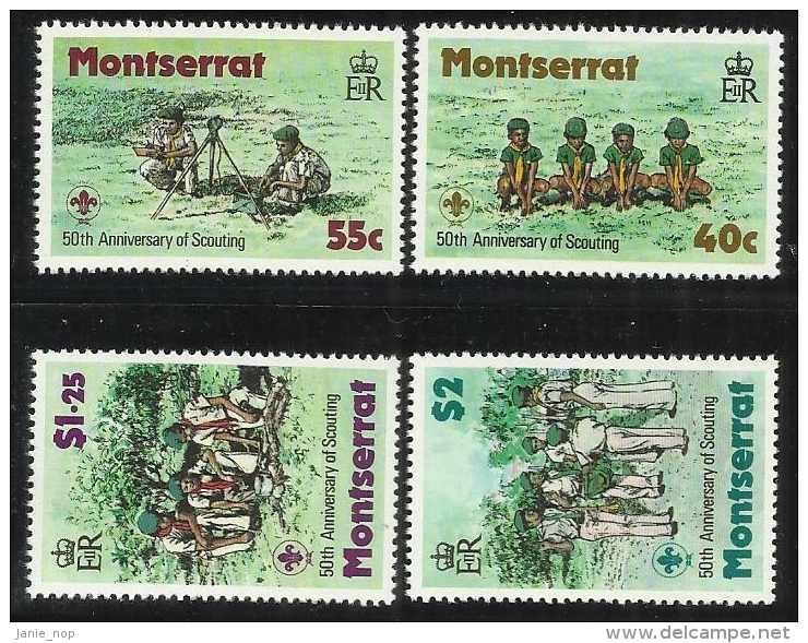 Montserrat 1979 50th Anniversary Of Scouting MNH - Montserrat