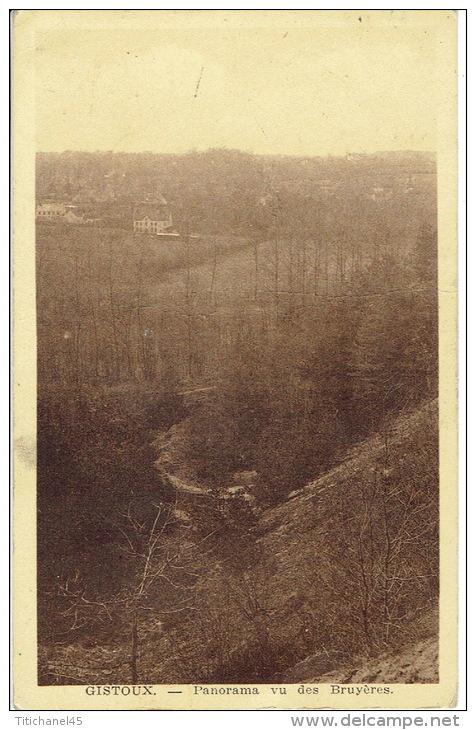 GISTOUX- Panorama Vu Des Bruyères - Chaumont-Gistoux