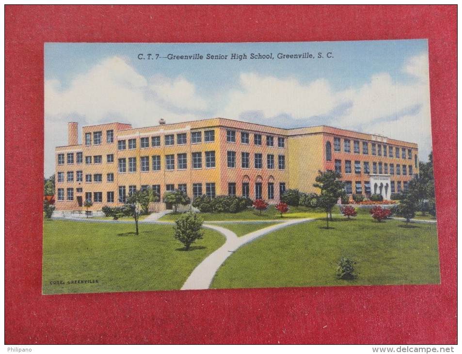 - South Carolina> Greenville  High School     Reference 1675 - Greenville